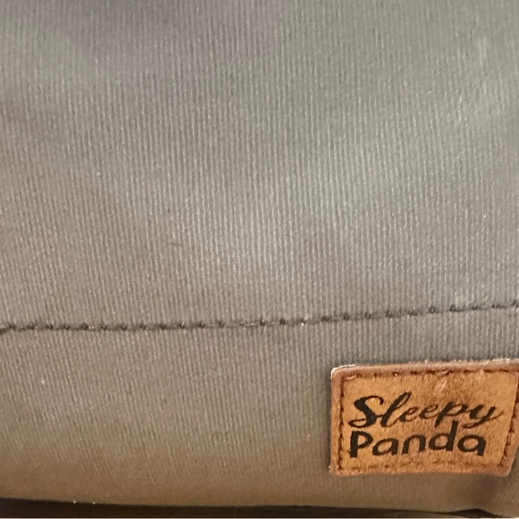 Sleepy Panda - Lizzie Canvas Diaper Bag - Backpack - Picture 4 of 9